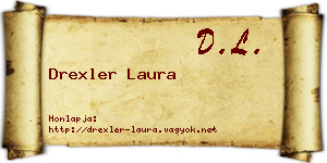 Drexler Laura névjegykártya