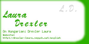 laura drexler business card